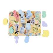 Chunky Number Puzzle Wooden 30x22.5x2.2cm
