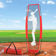 Baseball Net Pitching Kit With Stand Rebound Net Training Aid