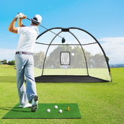 3.5M Golf Practice Net With Driving Mat Training Aid Target Hitting