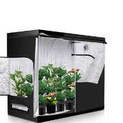 Garden Hydroponics Grow Room Tent Reflective Aluminum Oxford Cloth 300x150cm