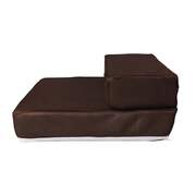 Portable Foldable Pet Stairs Brown