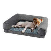 Pet Bed Sofa Dog Beds Bedding Soft M Cover Grey Cover