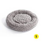 Pet Bed Dog Cat Nest Calming Donut Sleeping Mat S
