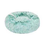 Cat Dog Donut Nest Calming Mat Soft Plush Kennel Teal XL