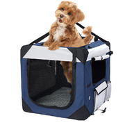 Pet Carrier Outdoor Travel Hand Portable Crate M
