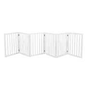 Wooden Pet Gate Dog Fence Safety White 100 Pack