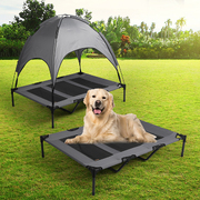 Pet Trampoline Bed Dog Cat Elevated Hammock With Canopy Raised Heavy XL