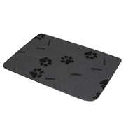 2PC Washable Dog Puppy Training Pad Reusable Cushion King Grey  