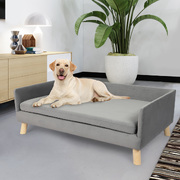 Pet Sofa Bed Dog Warm Soft Lounge Couch Soft Removable Cushion Chair Large