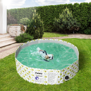 80cm Pet Dog Swimming Pool Cat Portable BathTub Kid Shower Washing Folding