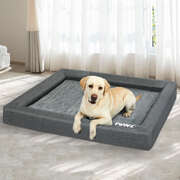 Memory Foam Pet Bed Xl Grey 78x52x13cm