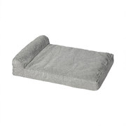 Chew-Proof Orthopedic Pet Bed (Grey, Medium)