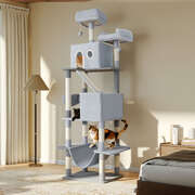 Cat Tree Scratching Post Multi-Level 50x60x206cm
