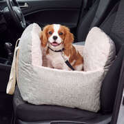 Dog Car Seat Booster Beige 55x53x20.5cm