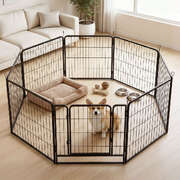 Dog Playpen Folding Steel Pen 68x80cm