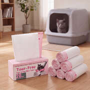 Cat Litter Bags Drawstring Large 64x40cm