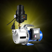 Garden Water Jet Pump High Pressure 1100W Tank Rain Farm Irrigation Black