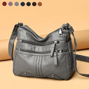Multi-Pocket Purse in Trendy PU Leather for Women
