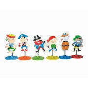 PRICE FOR 6 ASSORTED PIRATE MEMO CLIP STAND