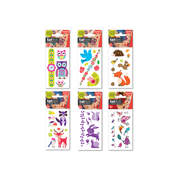 PRICE FOR 6 ASSORTED TEMPORARY TATTOO SPRING FOREST 