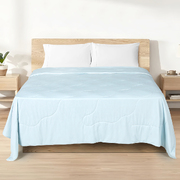 Summer Cooling Quilt Blanket - Blue for Single Bed