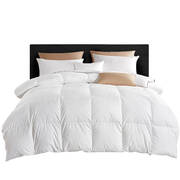 Giselle Bedding Goose Down Feather Quilt Cover Duvet 800GSM Winter Doona White Single