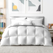 800Gsm Goose Down Feather Quilt Cover Duvet Winter Doona White Super