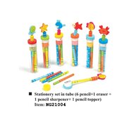 PRICE FOR ONE SEALIFE STATIONERY SET IN TUBE RANDOMLY PICK