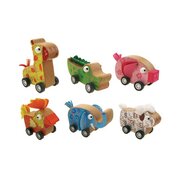 WOODEN ANIMAL PULL BACK