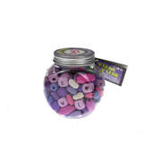 YUM YUM DIY ALPHABET BEAD PURPLE PLUM CRAZY