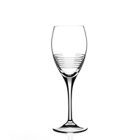 Set of 6 RCR Italian Crystal BreakLine White Wine Glass