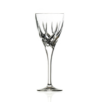 Set of 6 Crystal Red Wine Glasses H 21cm