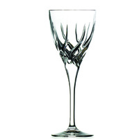 Set of 6 Crystal Red Wine Glasses