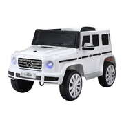 Kids Ride On Car Licensed G500 Electric Toys Horn Remote 12V White