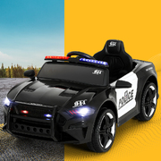 Black Electric Patrol Police Car Toy