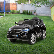 Rigo Kids Electric Ride On Car Suv Bmw-Inspired X5 Toy Cars Remote Black