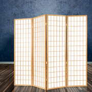 6 Panel Room Divider Screen 261x179cm Natural