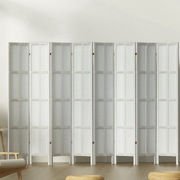 Room Divider Screen Privacy Wood Dividers Stand 8 Panel White