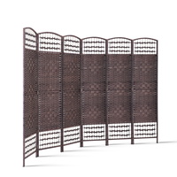 Artiss 6 Panel Room Divider - Brown