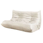 Elegant 2 Seaters Floor Sofa Caterpillar Lounge - Foldable Function