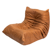 Brown Lazy Recliner Floor Chair with Caterpillar