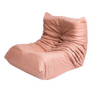 Pink Leathaire Lazy Recliner Single Sofa Floor Chair