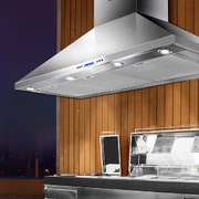 1200Mm Range Hood 120Cm Bbq Commercial Rangehood