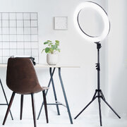 Ring Light 19" Tripod Stand Black