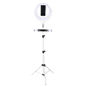 12'' LED Ring Light with Tripod Stand White