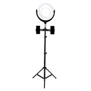 LED Ring Light with Tripod Stand Phone Black