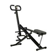 Foldable Squat Machine Deep Squat Rowing Machine 5 Adjustable Seat Home Gym