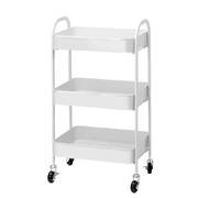 Artiss 3 Tier Kitchen Stroage Cart Portable Rolling Rack Shelf Office Utility WH