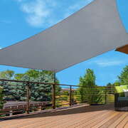  Sun Shade Sail Shadecloth Canopy Rectangle 280gsm 4x6m - Stylish