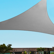 Sun Shade Sail Cloth Shadecloth Outdoor Canopy Triangle 280Gsm 6X6X6M